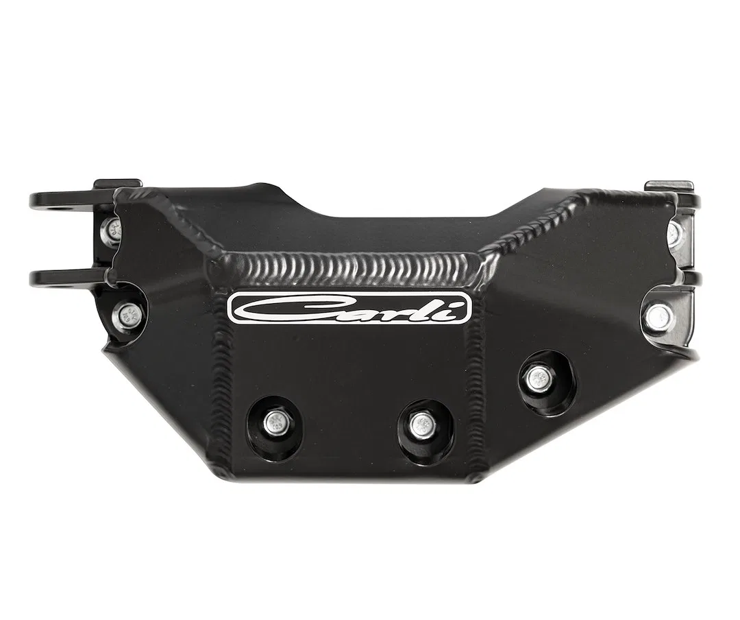 CS-FFDG-23 – CARLI SUSPEN Skid Plate, Differential Powder Coated Black Steel With Integrated Steering Stabilizer Moun...